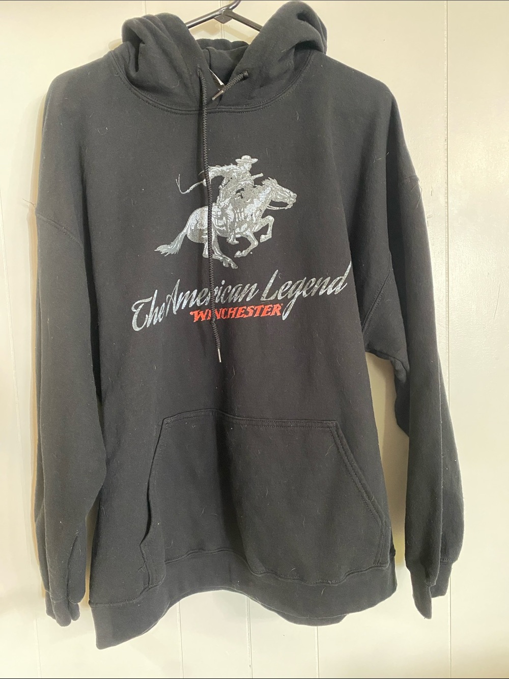 "The American Legend" Winchester Black Hoodie XL